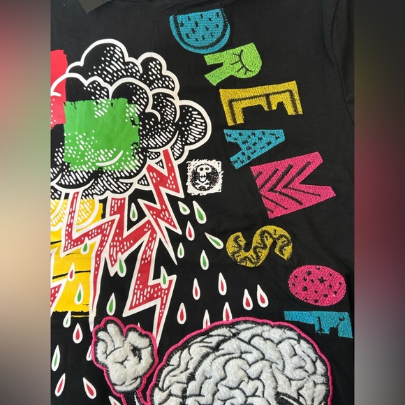 NWT Create 2mrw Men’s Long Sleeve Hoodie Tee - No Days Off - Picture 8 of 9